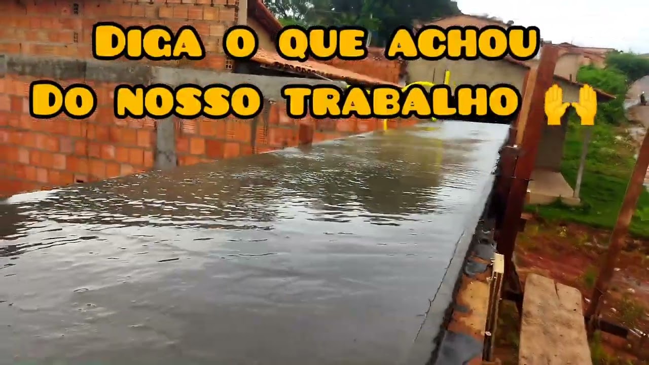 DIA DE CONCRETAR A LAJE.... OLHA COMO FICOU👆👆