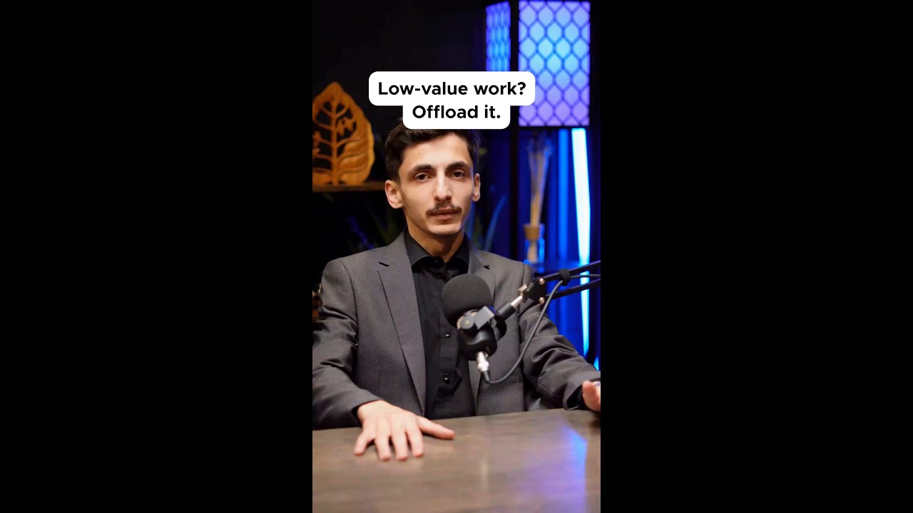 If someone can do the work for less than your hourly rate — you should NOT be doing it. 