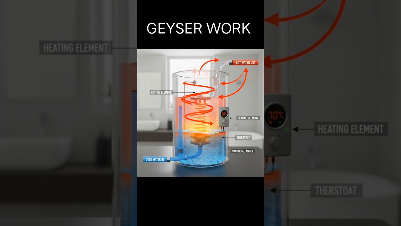 WATER GEYSER  WORKING RULE  