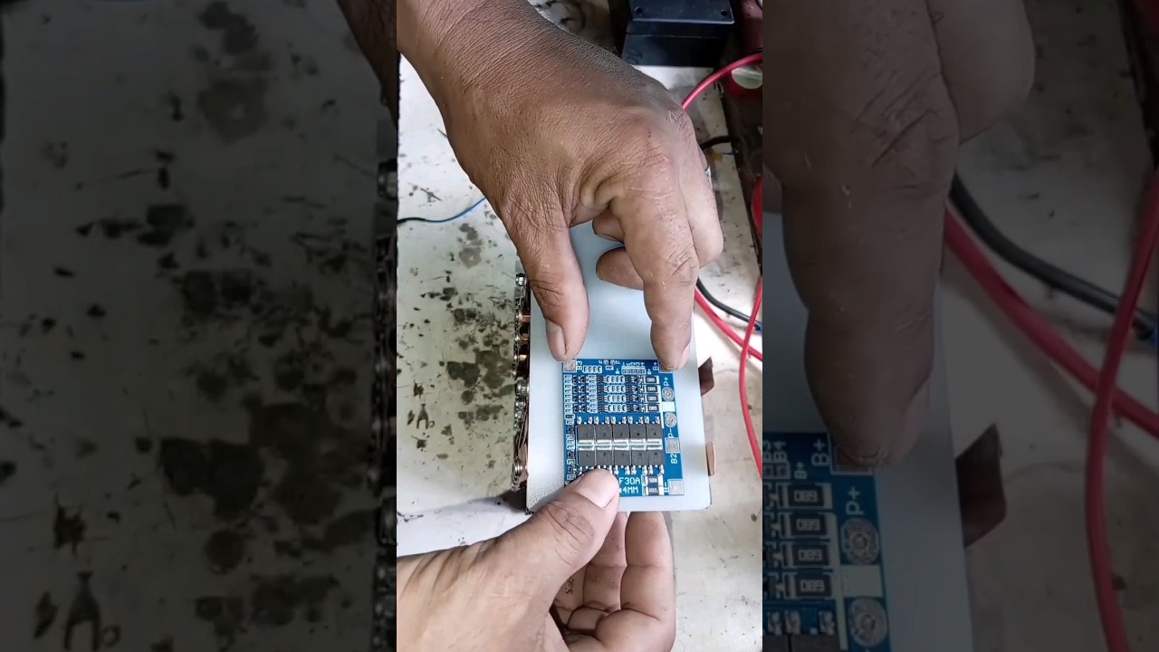 Install 30amps bms with active balancer