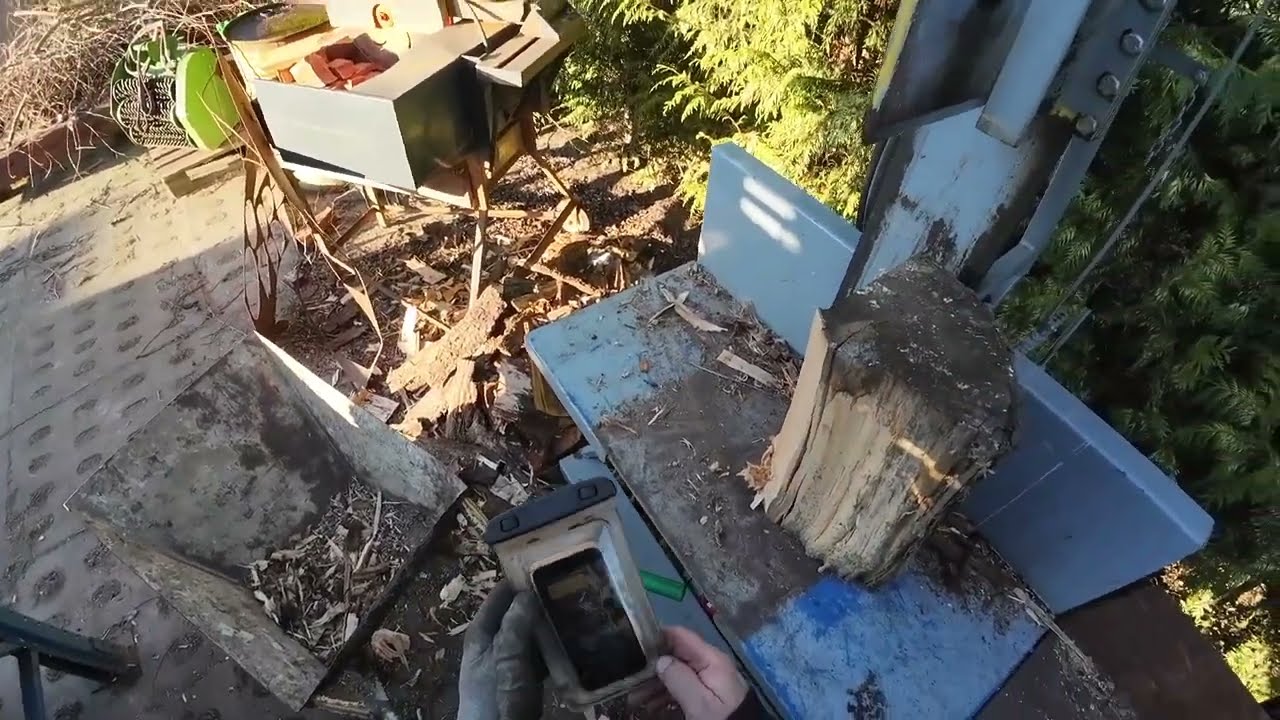 Marudzenie / Łuparka do drewna / dźwięk leży i kwiczy