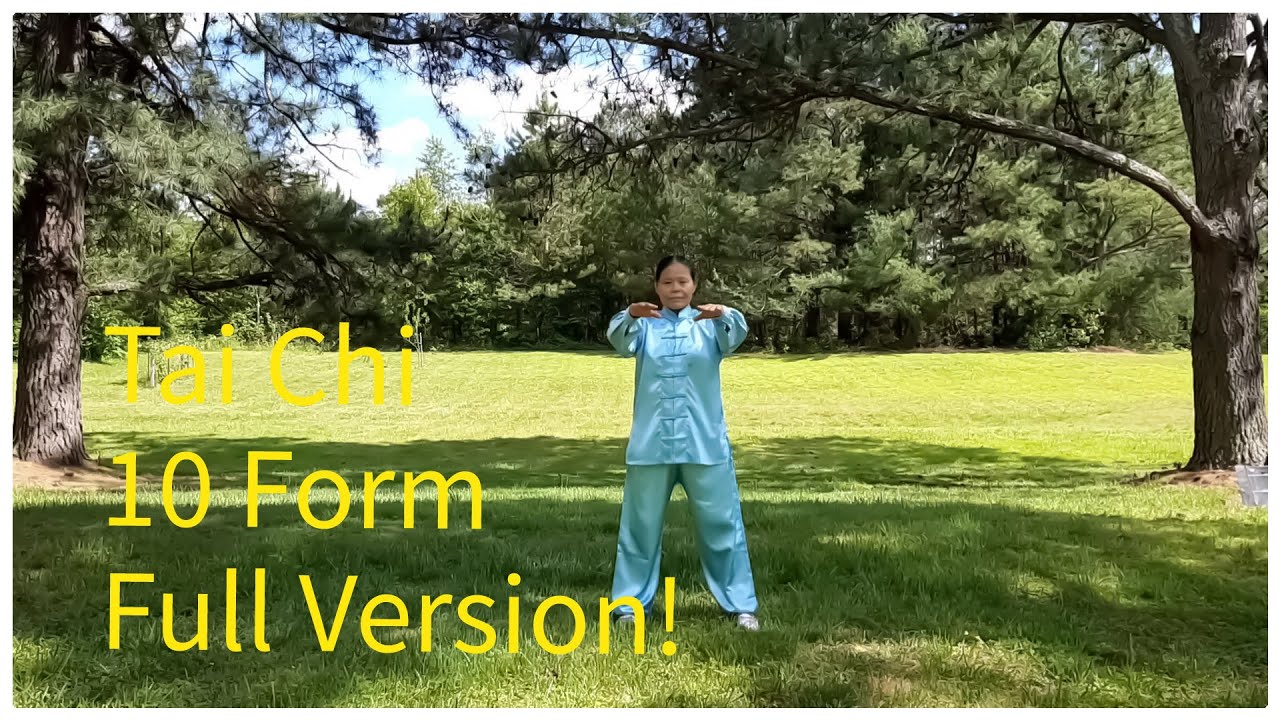 Tai Chi 10 Form Full Version | Yang Style | Beginners Form, Learn Tai Chi at Home