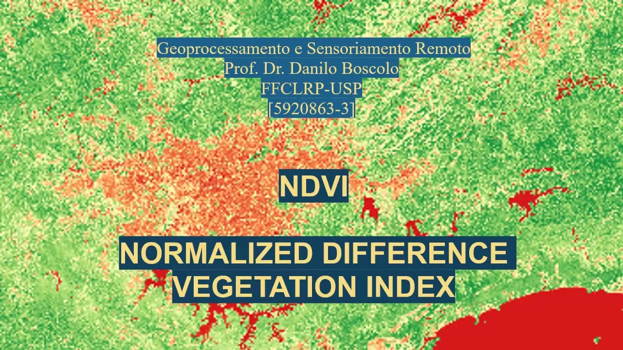 Índices de Vegetação para sensoriamento Remoto - NDVI