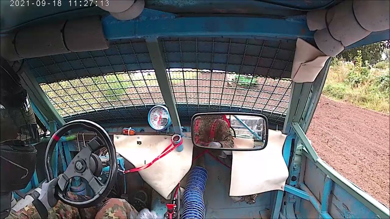 Crashcar Seiffen 9.2021 Onboard BMW E30 325i Heckklasse Stockcar
