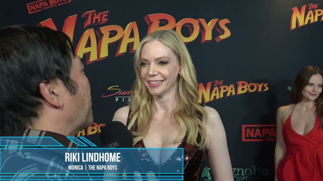 Riki Lindhome Carpet Interview at The Napa Boys Premiere