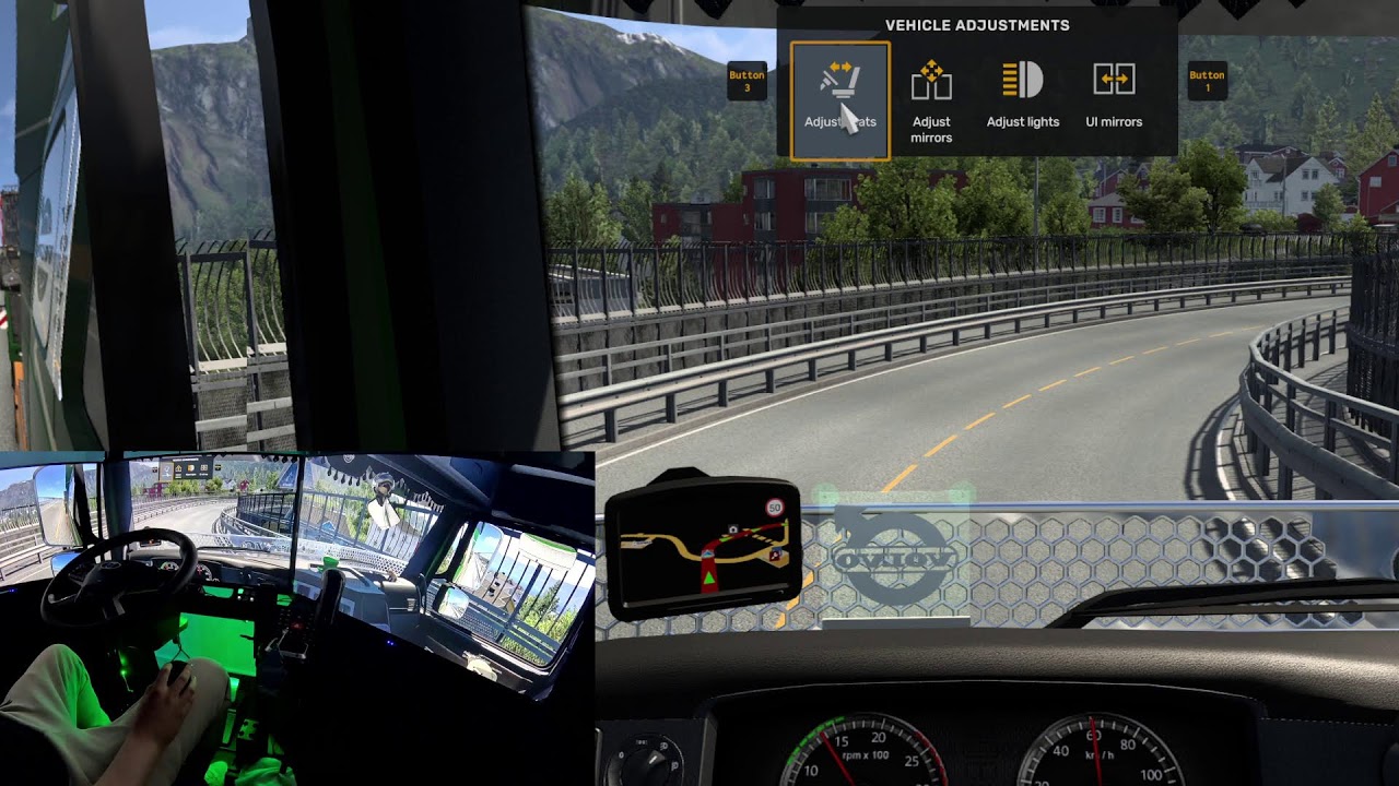 ETS2 SIM RIG HORI Wheel Weekend drive DAY22 2.0