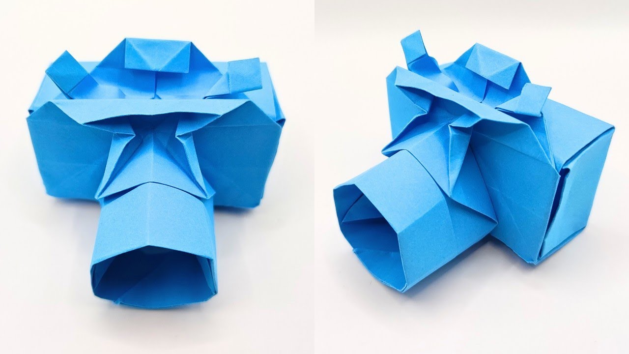 Origami CAMERA by Marcio Noguchi | How to fold a paper camera