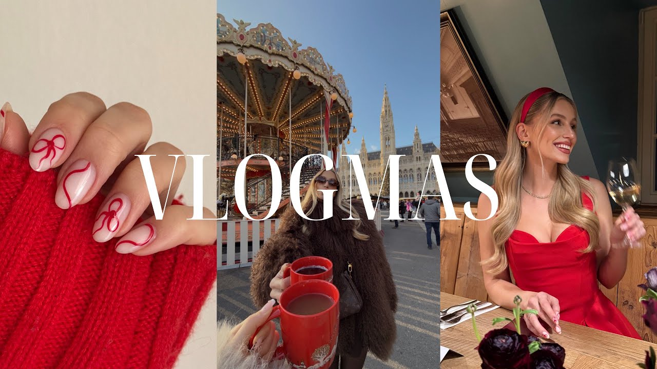 VLOGMAS, pečení, zdobení stromečku, povídání a poslední cesta do Prahy