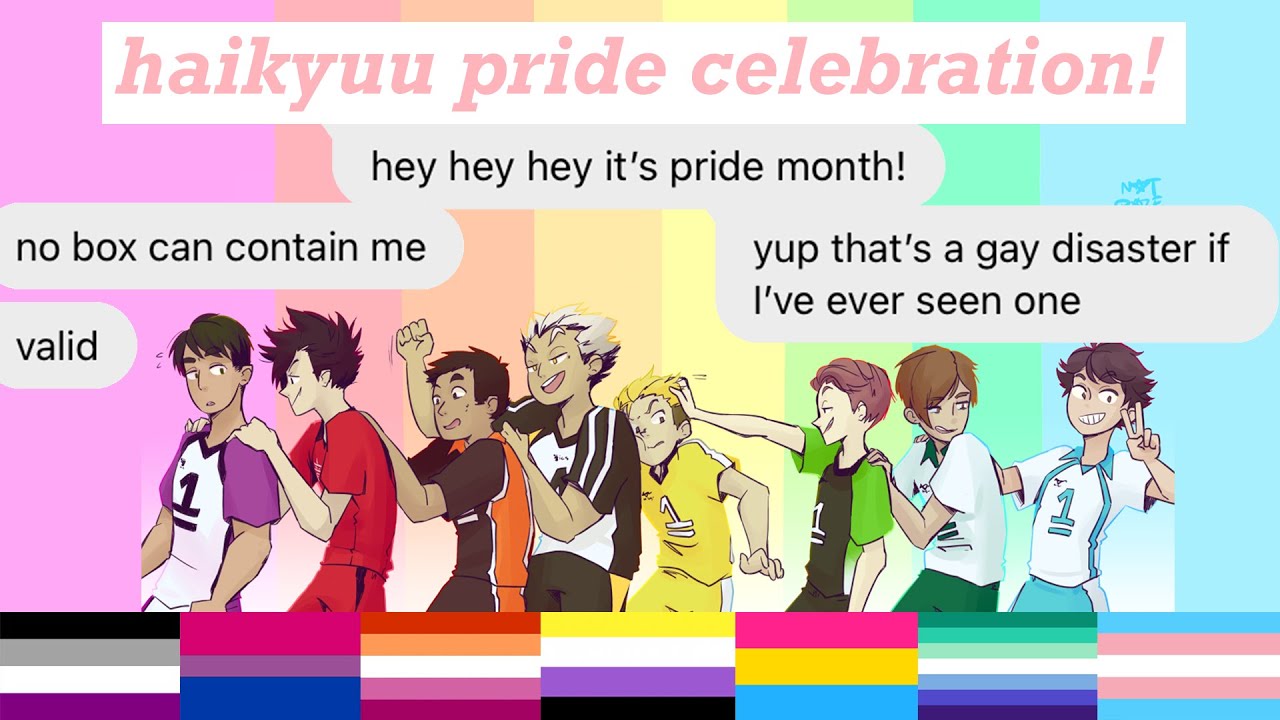 haikyuu pride celebration! 🏳‍🌈