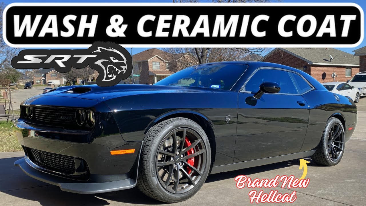 Foam Wash & Ceramic Coating A Dodge Hellcat - Ultimate Auto Detailing