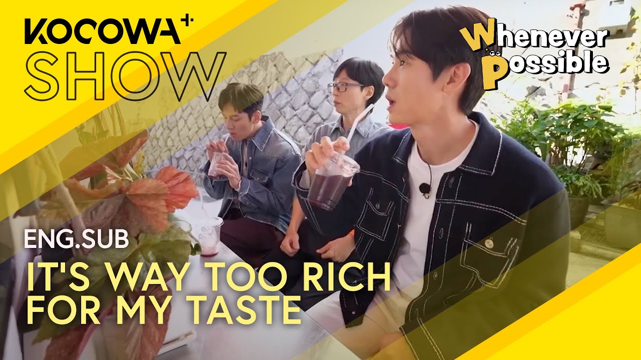 A Juice Date With Ji Chang Wook... So Refreshing! 🥤✨ | Whenever Possible EP12 | KOCOWA+