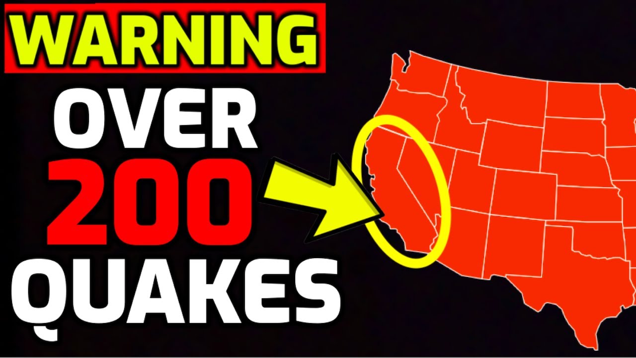 WARNING ⚠️  Over 200 Earthquakes just Hit Southern California.... Prepare Now (Watch Until the End)