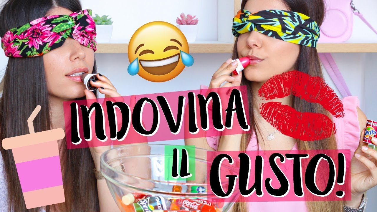 INDOVINA IL GUSTO...LIP BALM CHALLENGE 💋Vanessa ft. Adriana Spink