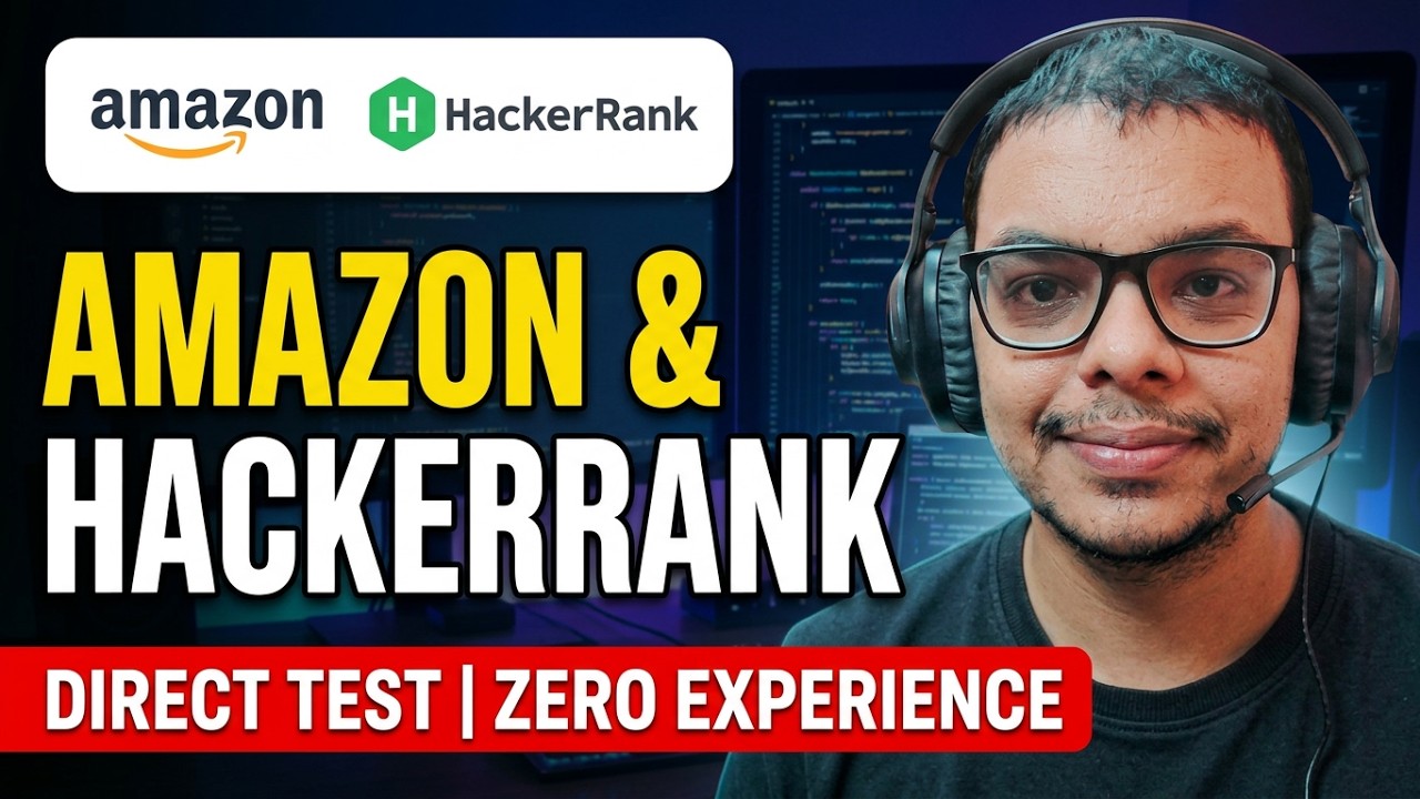 Direct Test Hiring Announcement | Hackerrank, Amazon | Off Campus Drive | 2026, 2025 Batch