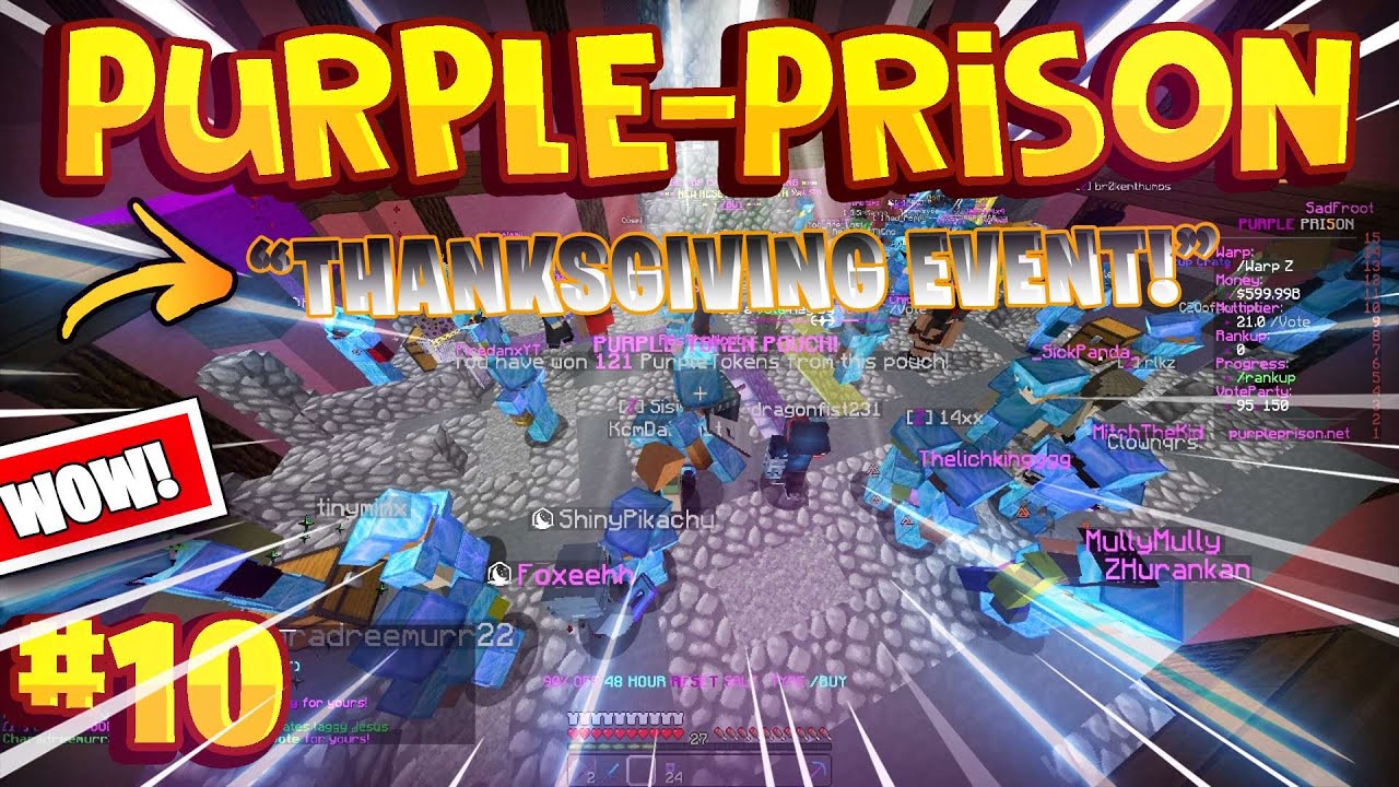 Happy Thanks Giving! Sub Bought Me PURPLE GOD & Major RANT! - Purple Prison