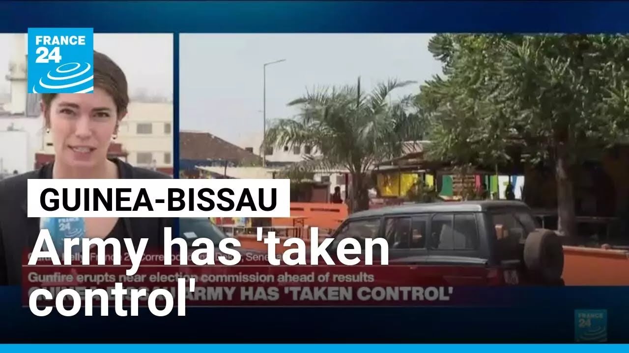 Guinea-Bissau army has 'taken control' ahead of election results &bull; FRANCE 24 English