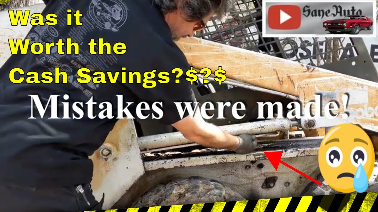 How to repair rebuild Hydraulic Cylinder on loader Replace seals Skid-steer Bobcat