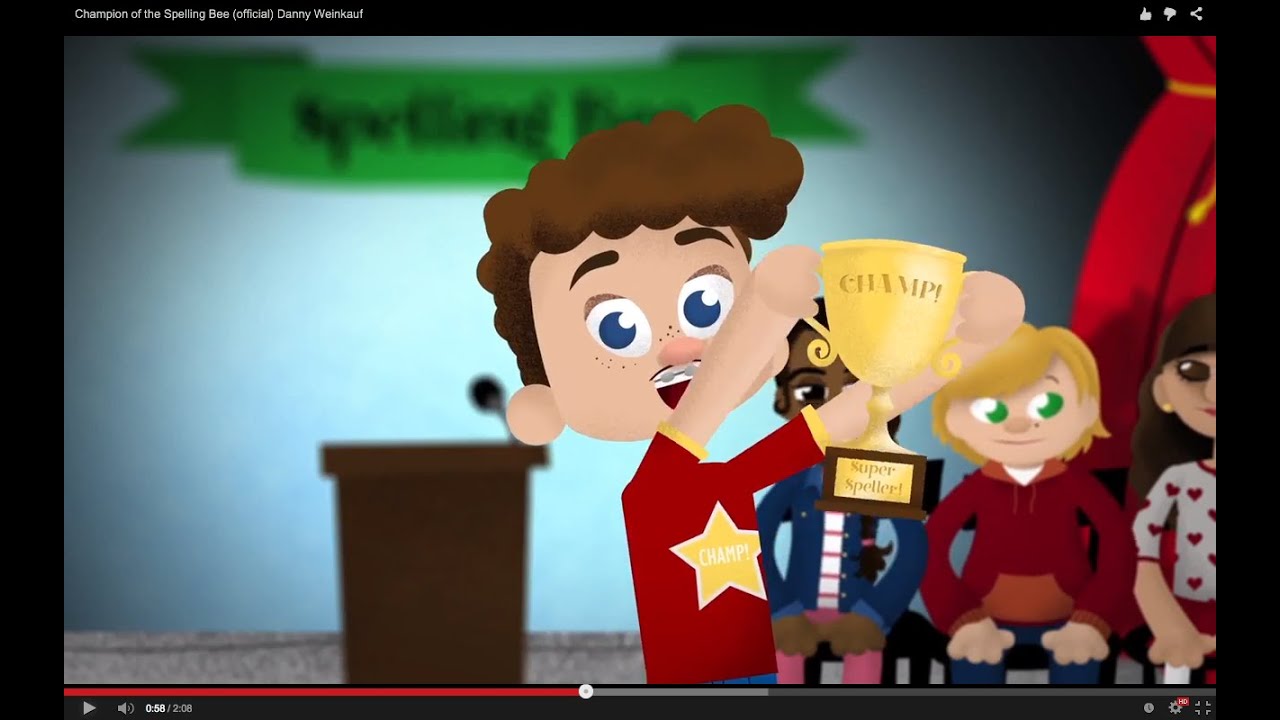Champion of the Spelling Bee (official) Danny Weinkauf - Songs for Children