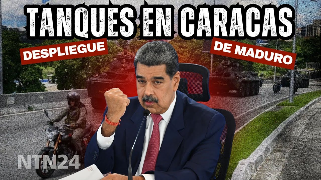 Tanques militares tomaron autopistas de Caracas este s&aacute;bado