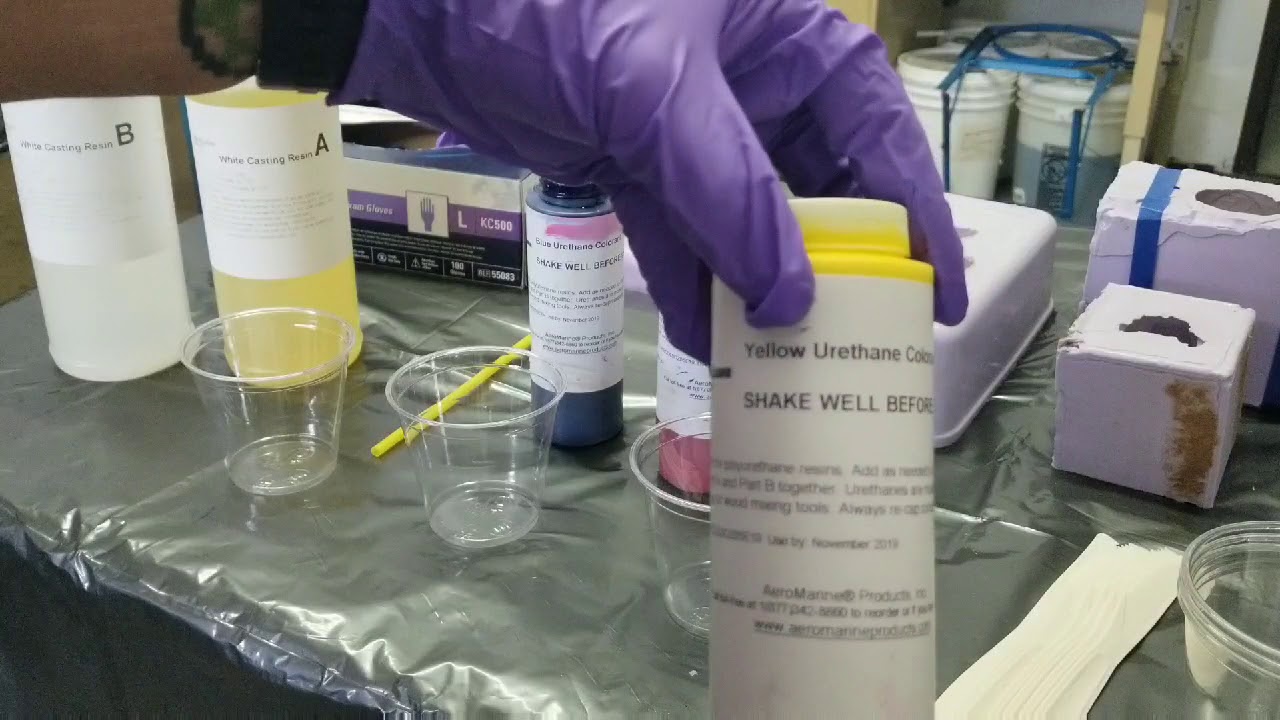 Mixing and Using Urethane Resin Colorants