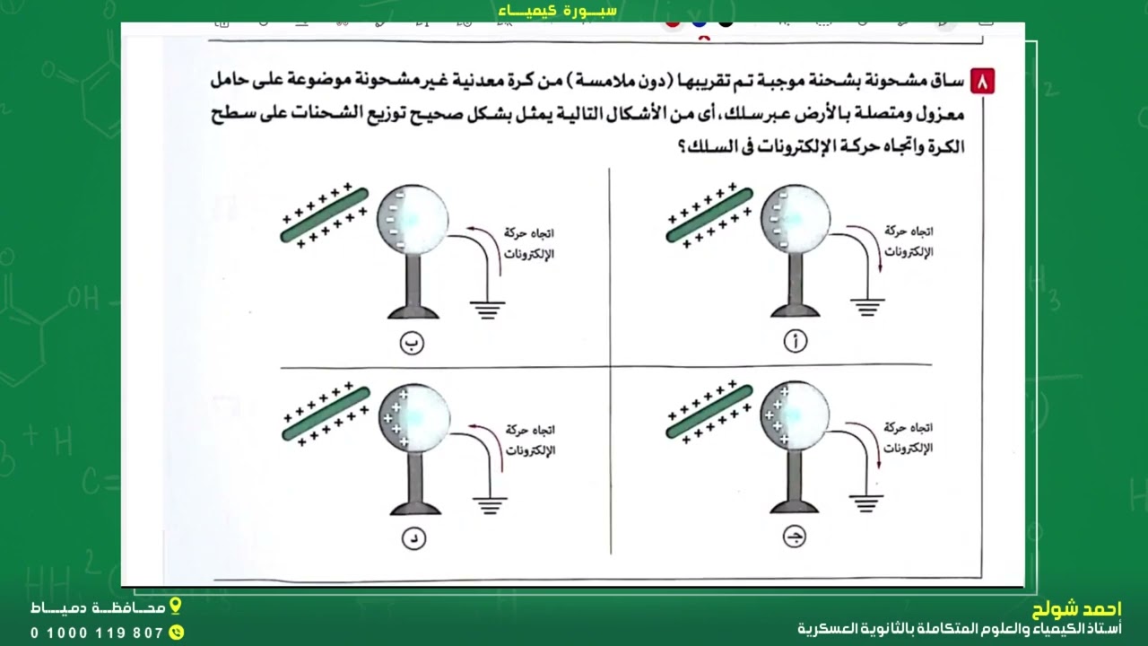 حل النموذج الاول كتاب الامتحان علوم متكاملة - 1 ث