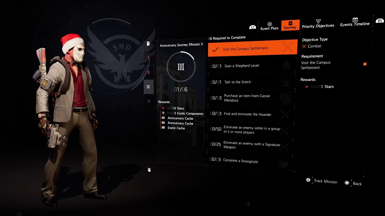 Division 2 10th Anniversary Grind