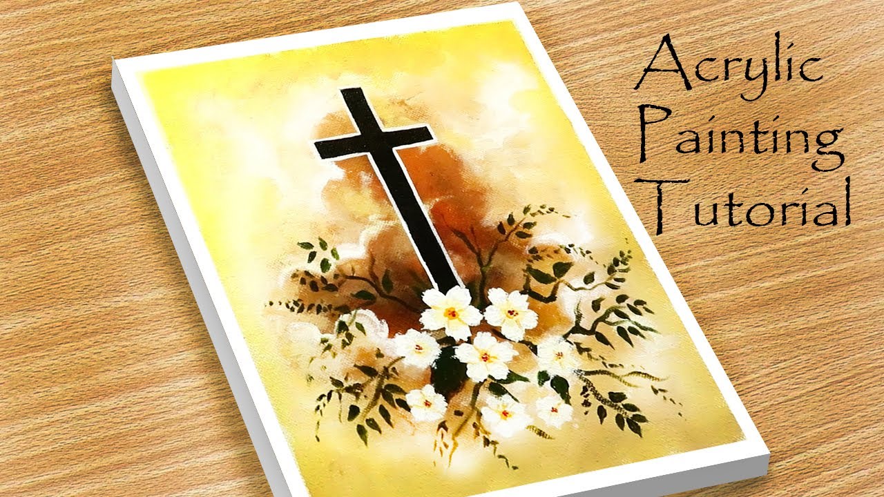 Jesus Christ Easy Acrylic Painting - Step By Step Tutorial