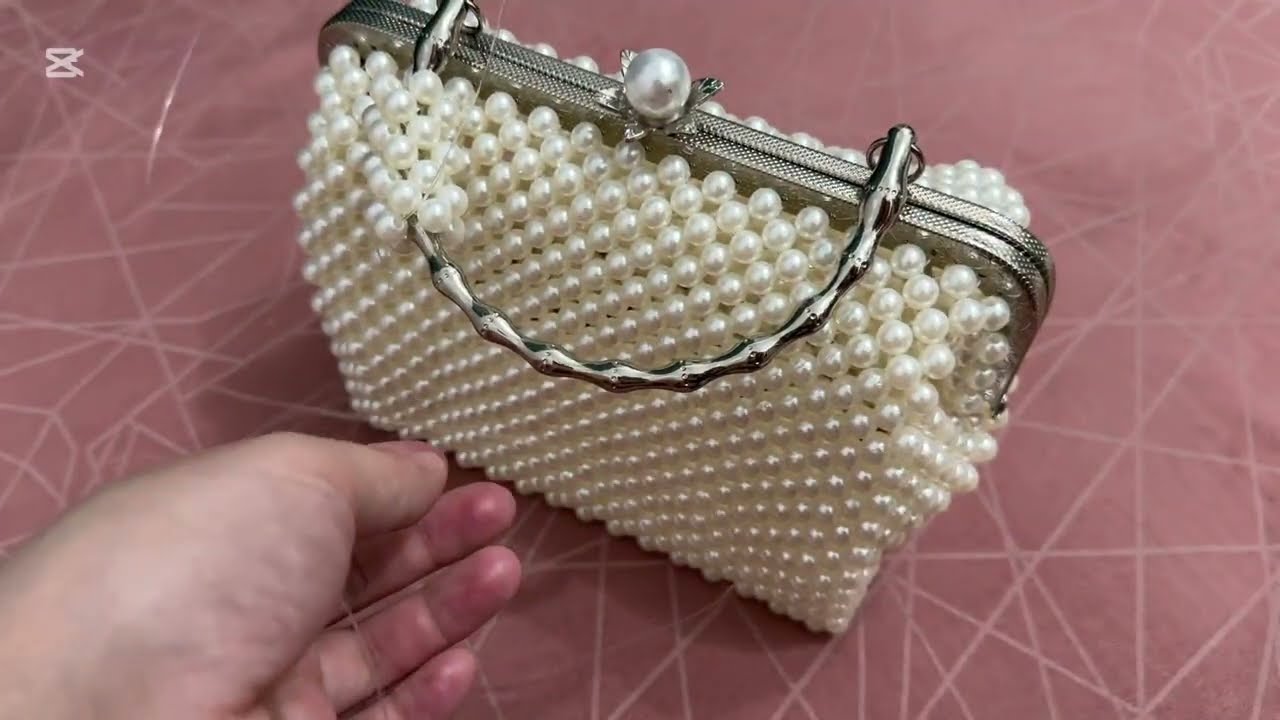 Часть 3 / сумка из бусин с фермуаром / мастер класс