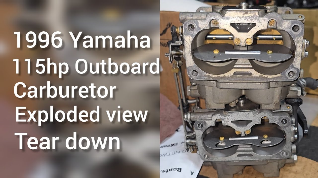 Yamaha 2-stroke carburetor rebuild/teardown