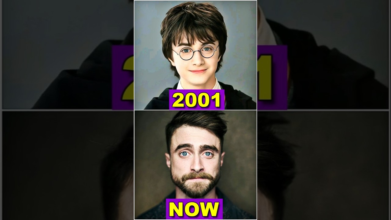 Harry Potter Cast Then and Now