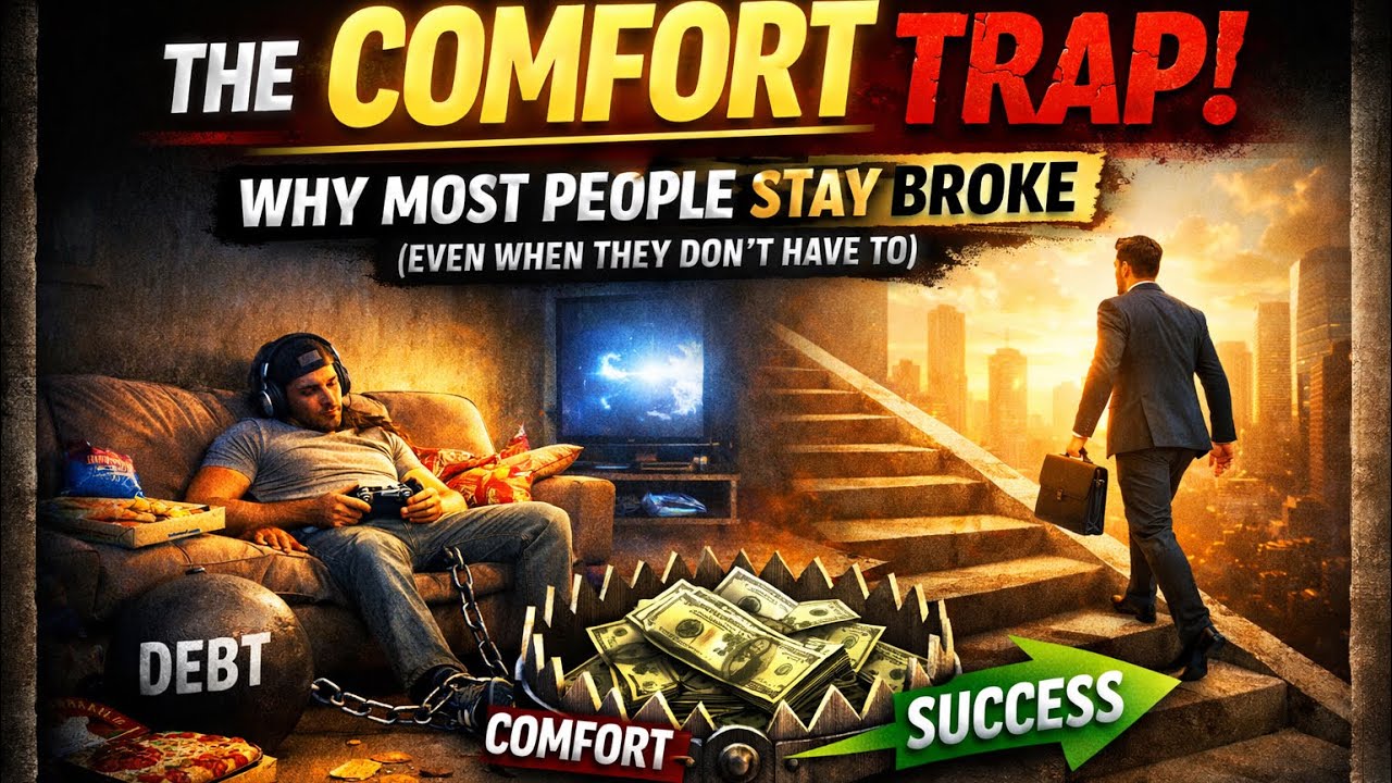The Comfort Trap: Why Most People Stay Broke (Even When They Don’t Have To)