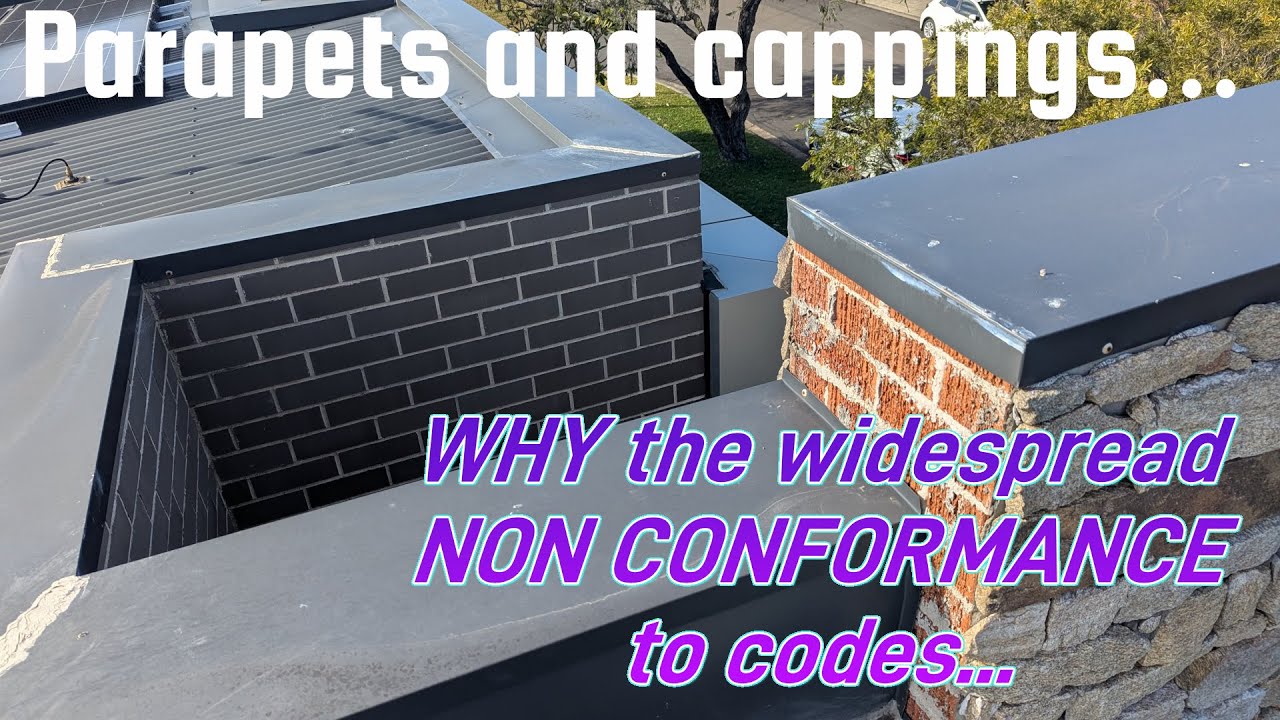 parapets and capping - why the widespread non conformance