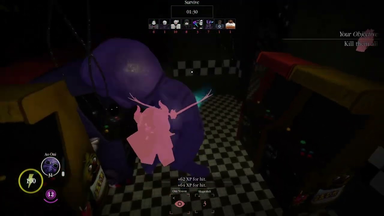 Pillar chase 2 Ao Oni Squatto Gameplay