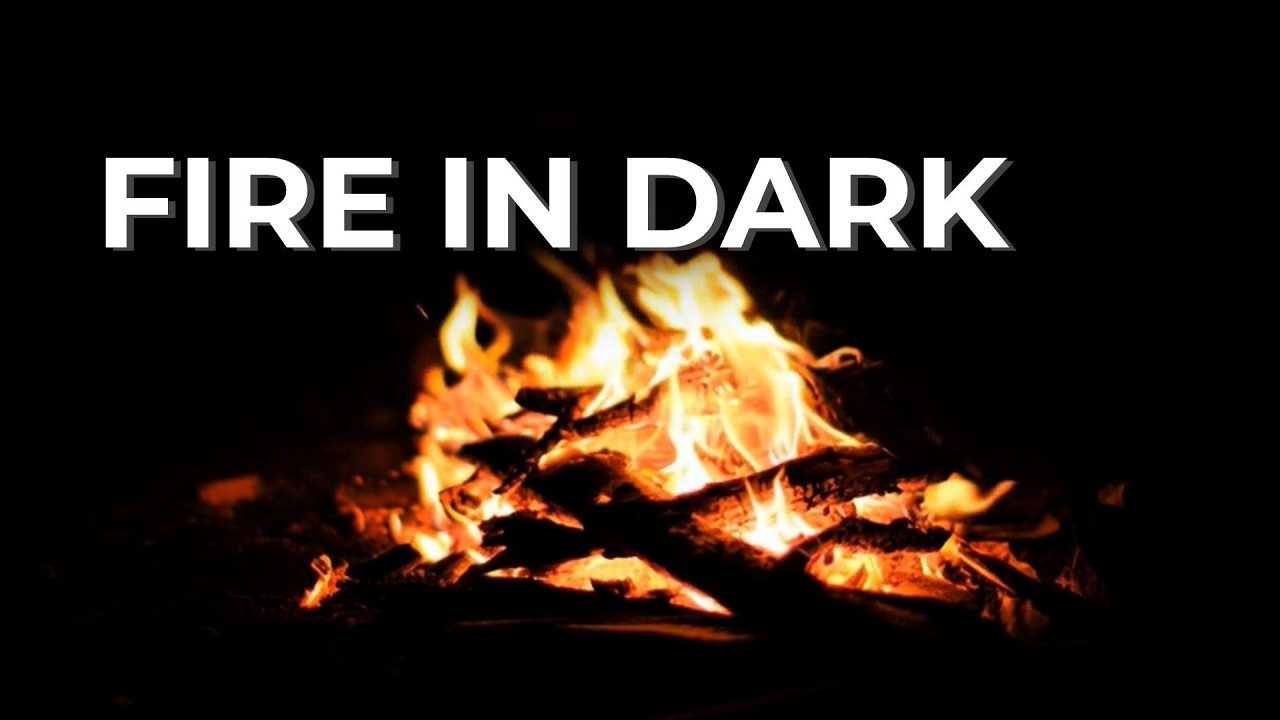 Fire and Rain Sounds for Overthinking at Night – 10 Hours