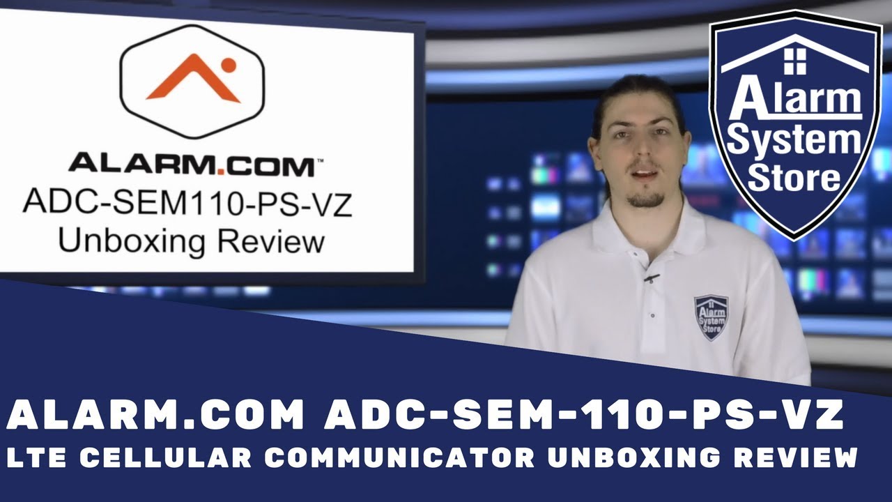 Alarm.com ADC-SEM110-PS-VZ LTE Cellular Communicator Unboxing Review - What's in it for you?