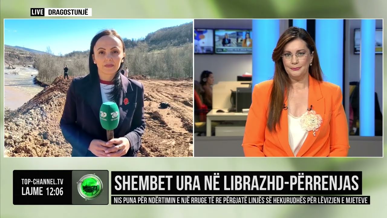 Top Channel/ Shembet ura në Librazhd-Përrenjas, nis puna për ndërtimin e një rruge të re