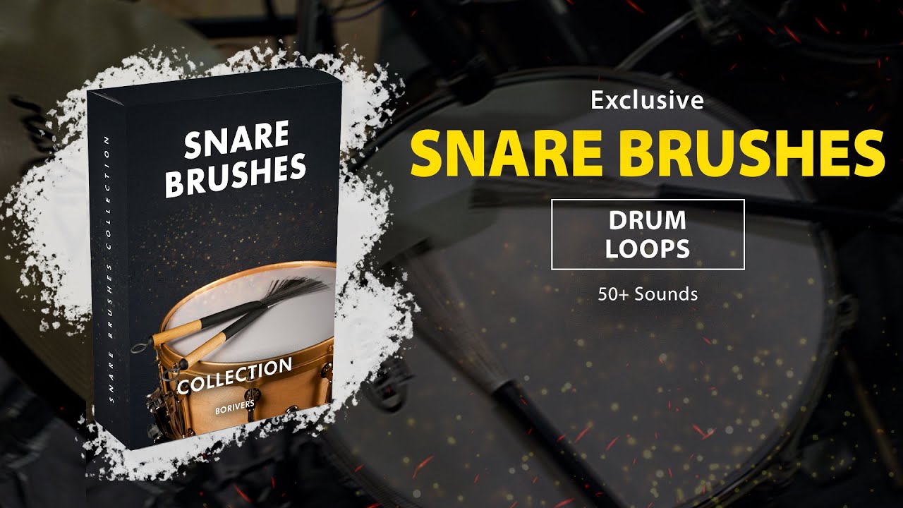 &equiv; The Ultimate Jazz Drum Loops Brushes | Snare Brush Samples (WAV)