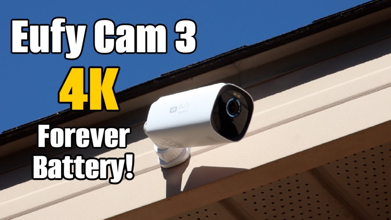 Беспроводная система видеонаблюдения Eufy Cam 3 4K на солнечной энергии!