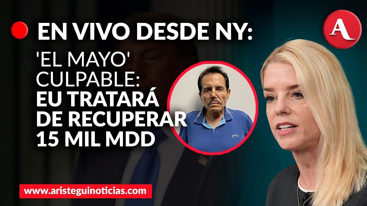 En vivo: Fiscal Pam Bondi anuncia acuerdo de culpabilidad con 'El Mayo' Zambada