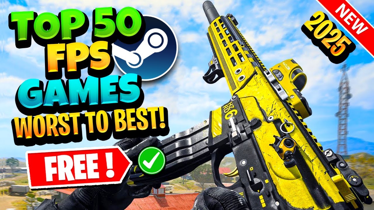 TOP 50 FREE FPS Games to Play in Mid 2025 (Ranked Worst to Best!)