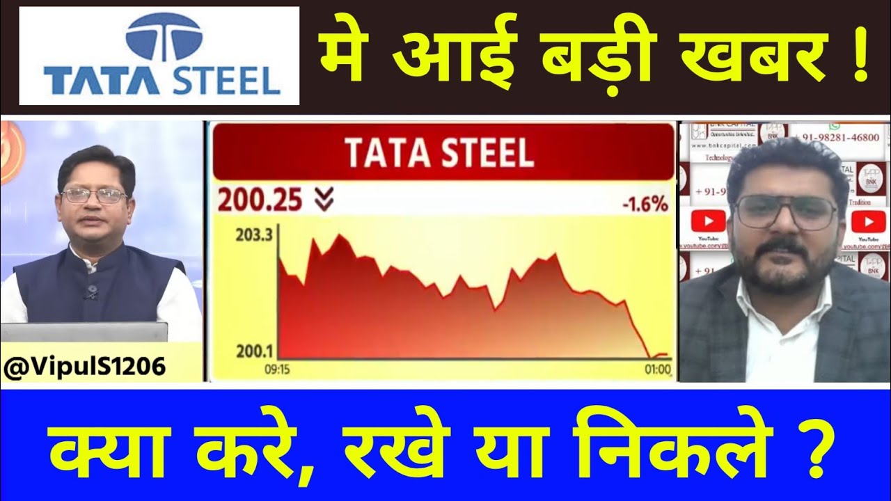 Tata Steel Share Latest Update,Buy, Hold or Sell? tata steel share news,tata steel share latest news