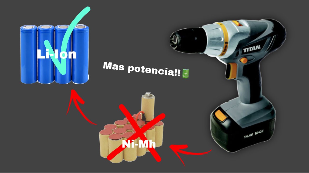 🔋 BATERIA de litio para taladro atornillador 👉 (100% REAL)
