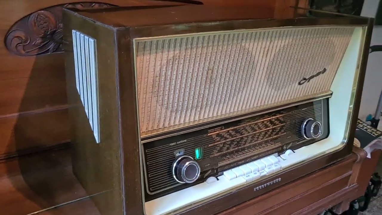 Telefunken Opus 8 Röhrenradio,  tuberadio,