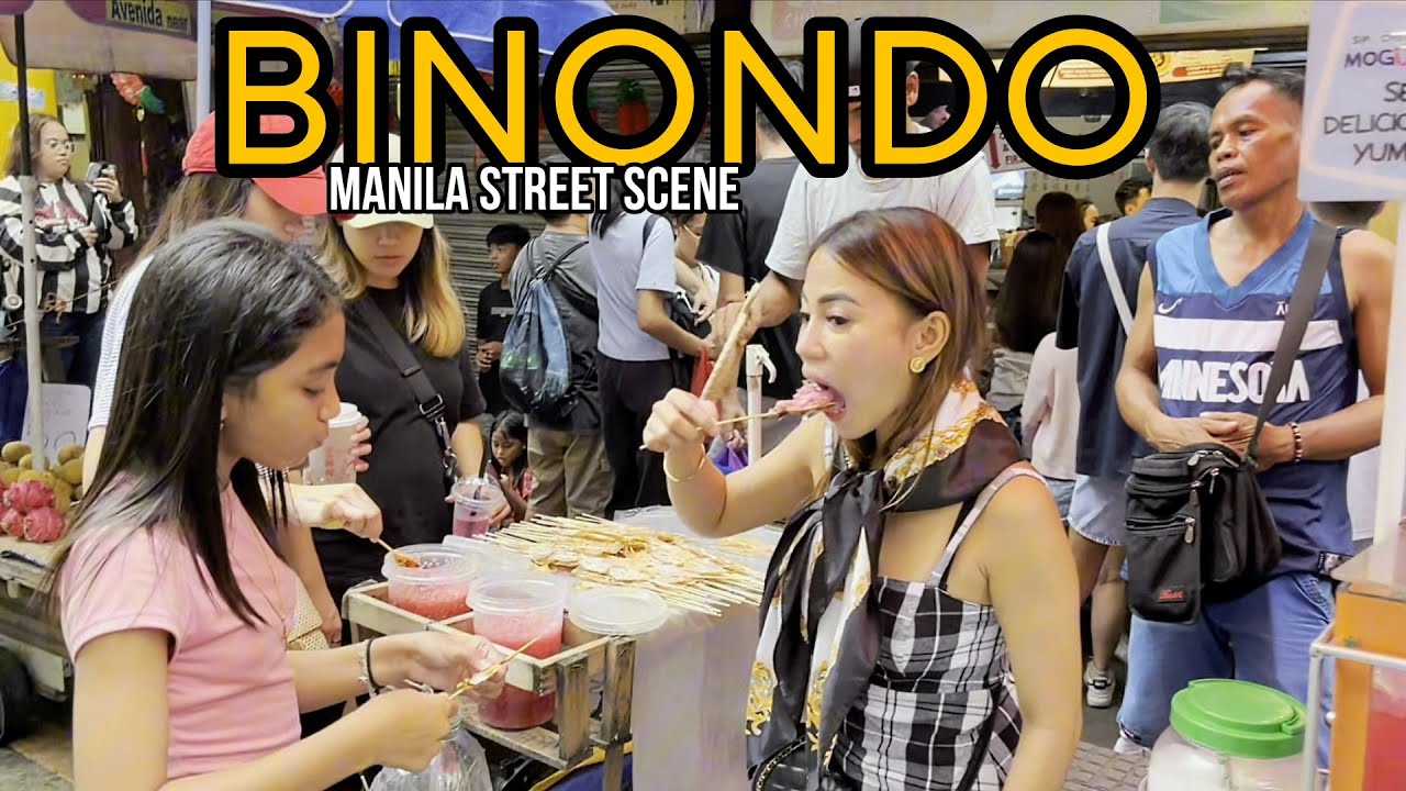 Binondo MANILA Street Walking PHILIPPINES[4K]