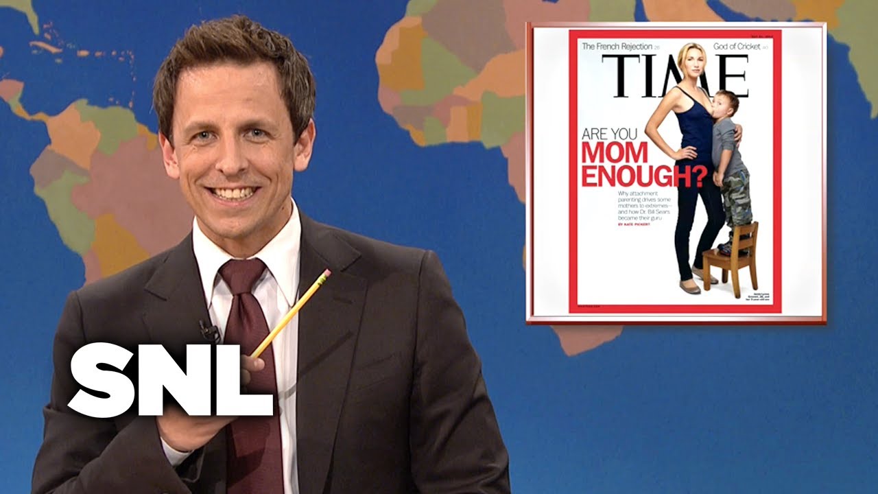 Weekend Update: Really!?! Time Magazine's Picture of a Mother Breast Feeding - SNL