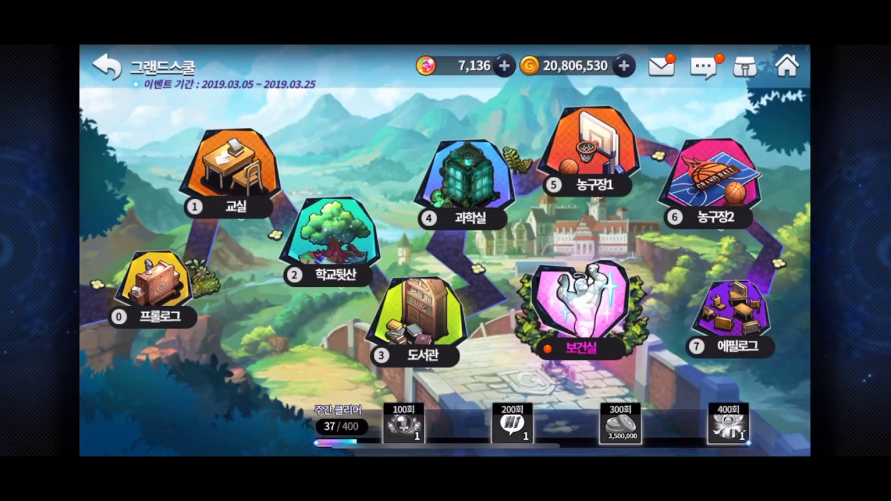 Grand Chase Kakao - Grand School Belile Stage 6 Auto