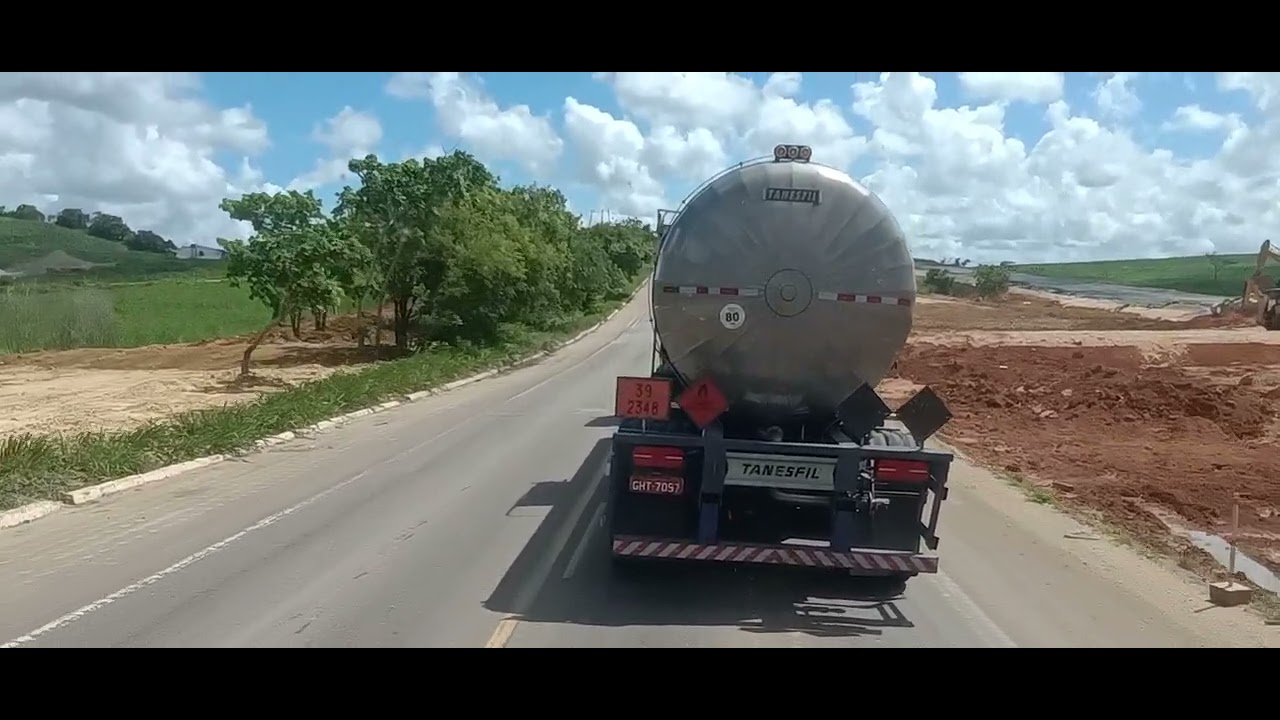 45 / Fim da Pista Dupla Carmópolis, Até Aracaju,Sergipe Como está a Região as Obras Lesma Chip