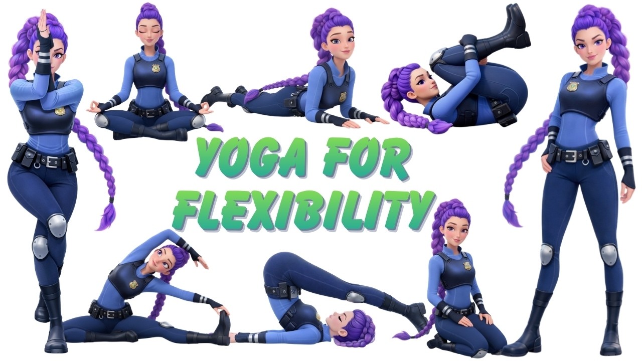 Yoga for Flexibility with Rumi | Yoga for Kids | Brain Break Yoga | Sunny Rainbow Yoga