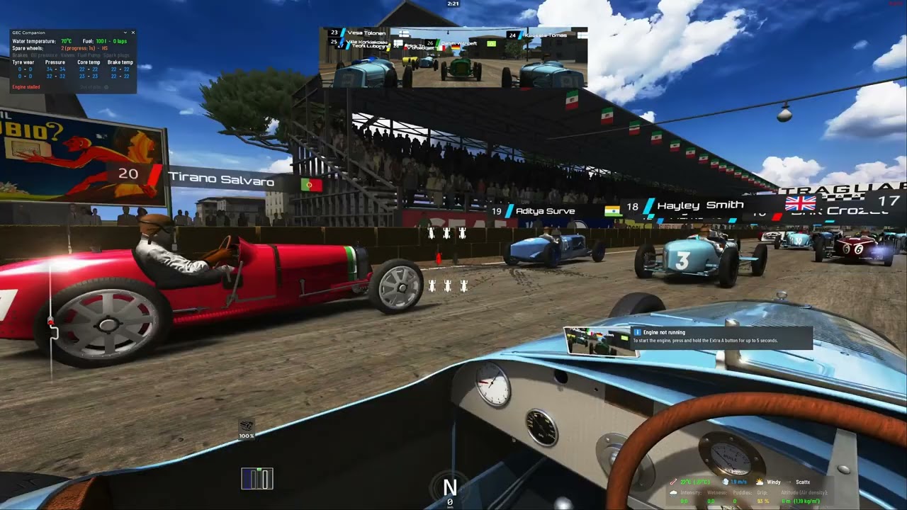 GEC 1928 COPPA ACERBO 10Lap Online Race at Pescara CVR ASSETTO CORSA