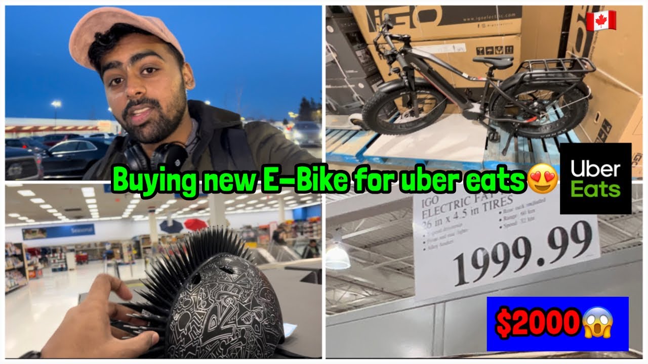 Buying new E-Bike for UBER EATS in CANADA🇨🇦😍